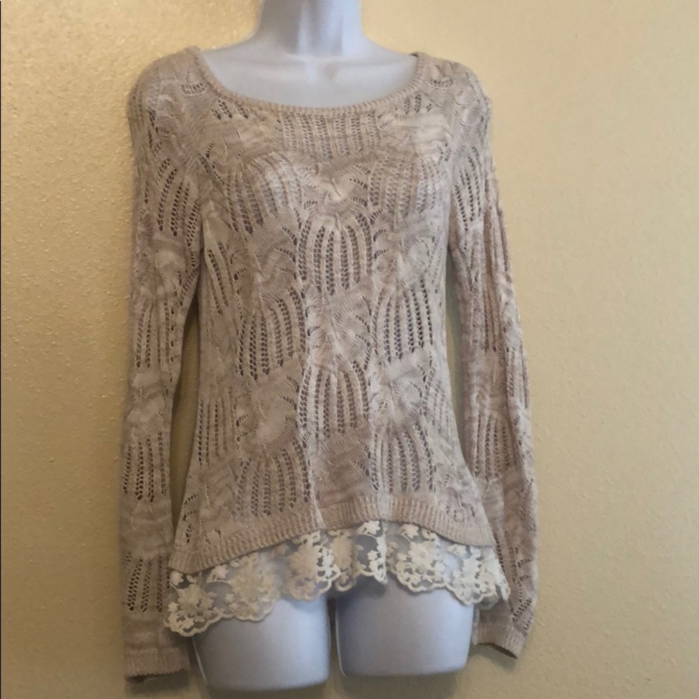 INC Oatmeal Sweater